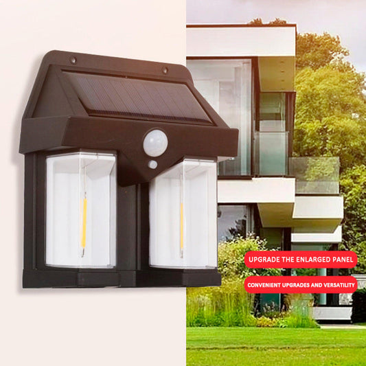 Double LED Outdoor Solar sensor Motion Light - CL228